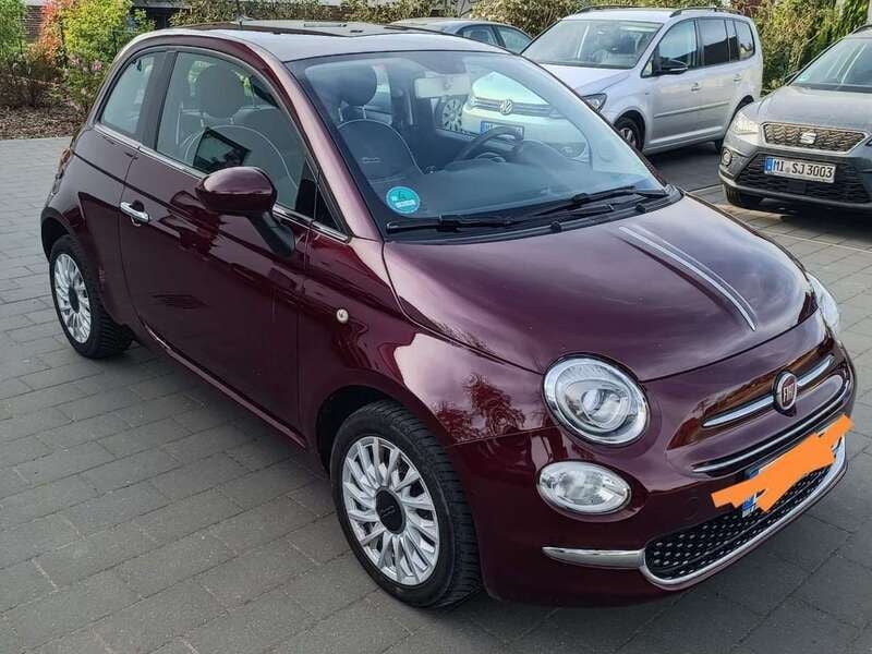 Rot Gebraucht 2018 Fiat 500 Lounge Limousine | 11.500 € (Fairer Preis) - Bild 1/4