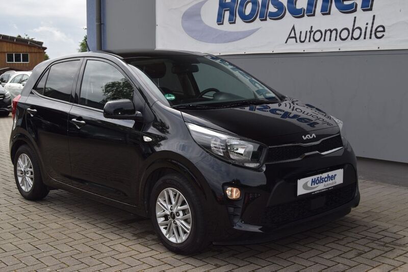 (abp) auroraschwarz met. Gebraucht 2021 Kia Picanto Kleinwagen | 13.990 € (Fairer Preis) - Bild 1/4