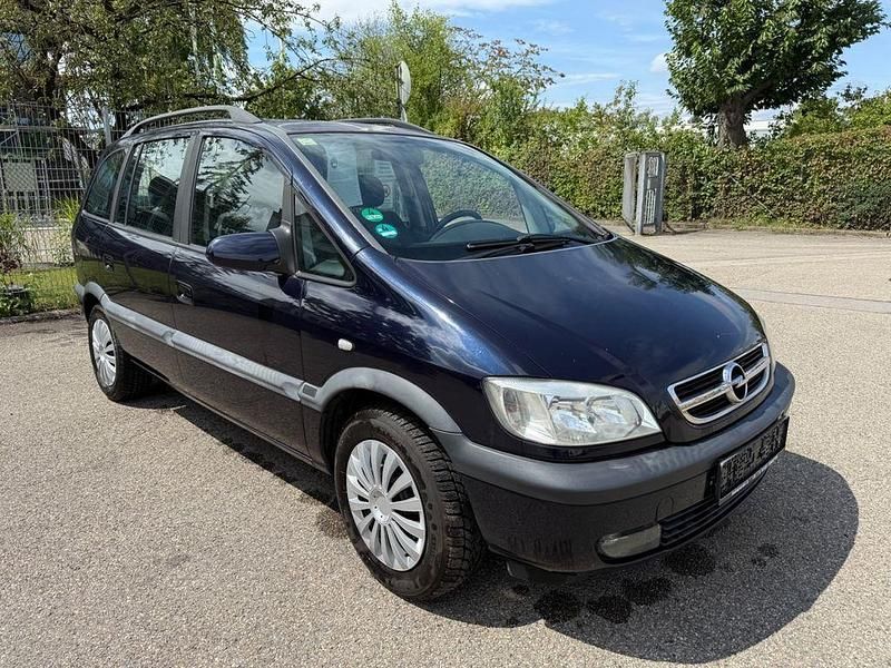 Gebraucht Opel Zafira Basis 97 PS (71 kW) 2003 Blau Van / Kleinbus