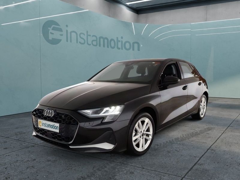 Schwarz Gebraucht 2024 Audi A3 Sportback Advanced Limousine | 37.140 € (Etwas zu teuer) - Bild 1/2