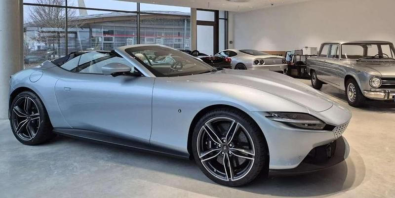Neu Ferrari Roma 620 PS (456 kW) 2026 Grigio azzurro metallizzato Cabrio