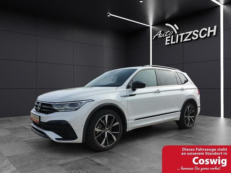 Oryxweiß perlmutteffekt Gebraucht 2025 VW Tiguan Allspace R-line SUV | 44.950 € (Fairer Preis) - Bild 1/4