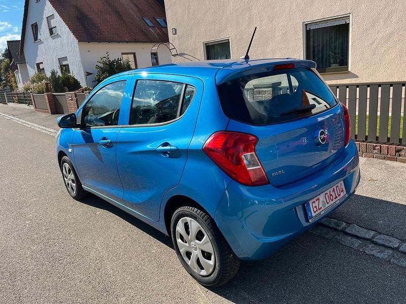 Blau Gebraucht 2015 Opel Karl Edition Kleinwagen | 5.900 € (Superpreis) - Bild 1/4