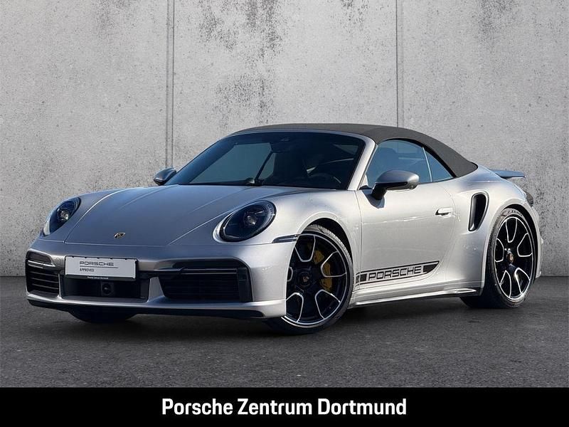 Silber Gebraucht 2021 Porsche 911 Turbo S Cabriolet Cabrio | 233.500 € (Etwas zu teuer) - Bild 1/4