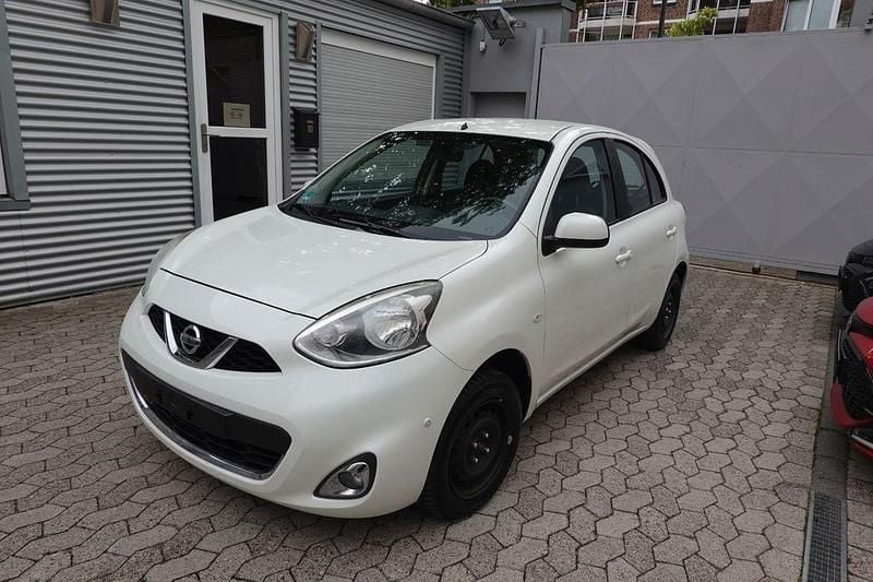 Weiß Gebraucht 2015 Nissan Micra Acenta Kleinwagen | 4.999 € (Guter Preis) - Bild 1/4