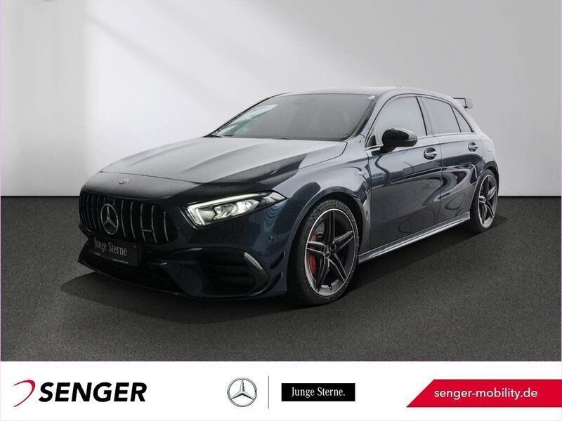 Blau Gebraucht 2021 Mercedes A45 AMG AMG Limousine | 41.854 € (Fairer Preis) - Bild 1/4