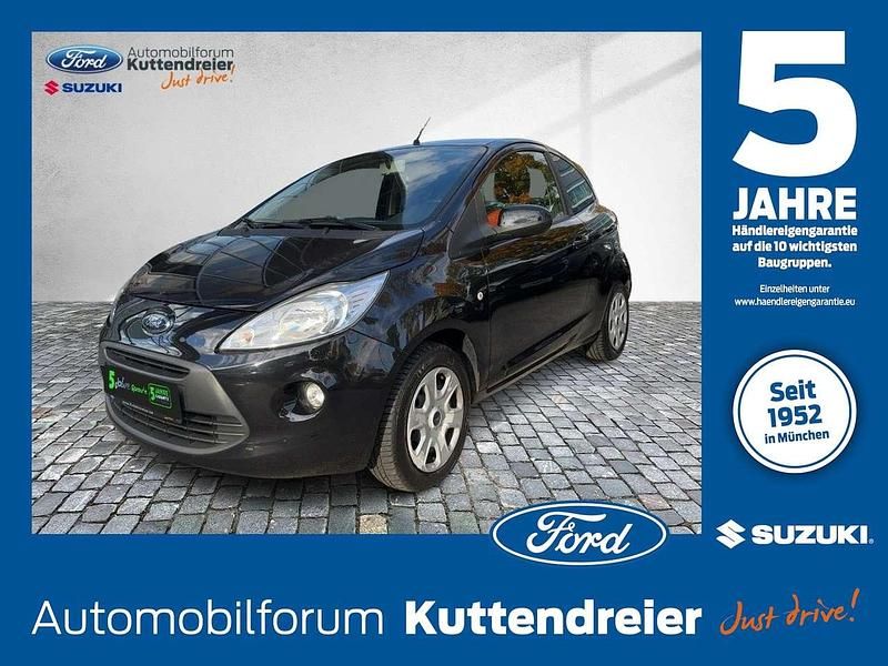 Midnightschwarz metallic Gebraucht 2009 Ford Ka Titanium Kleinwagen | 3.240 € (Fairer Preis) - Bild 1/3
