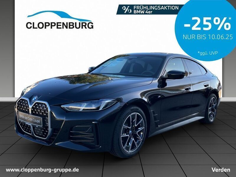 Black sapphire Neu 2025 BMW 420 Gran Coupé M Sport Coupé | 51.990 € (Superpreis) - Bild 1/4