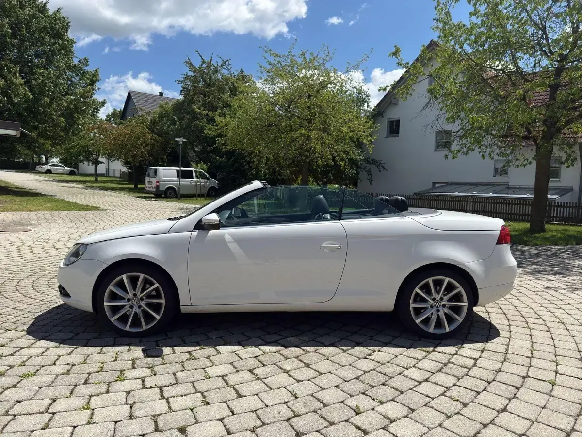 Gebraucht VW Eos GT 200 PS (147 kW) 2009 Weiß Cabrio