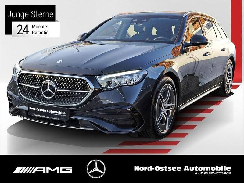 Metalliclack graphitgrau Gebraucht 2025 Mercedes E220 AMG Kombi | 52.990 € (Fairer Preis) - Bild 1/4