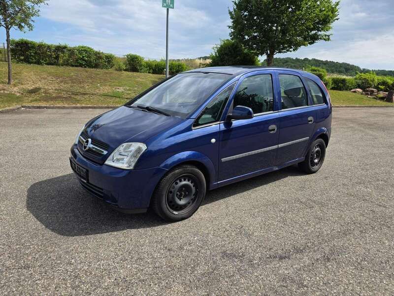Ultrablau mi2 Gebraucht 2003 Opel Meriva Enjoy Van / Kleinbus | 1.299 € (Guter Preis) - Bild 1/4