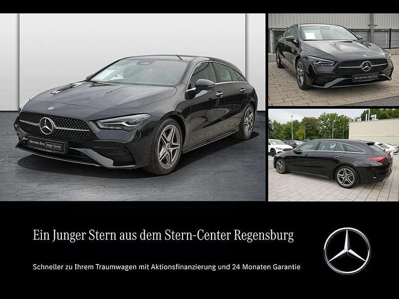 Metalliclack kosmosschwarz Gebraucht 2024 Mercedes CLA200 AMG Kombi | 30.799 € (Fairer Preis) - Bild 1/4
