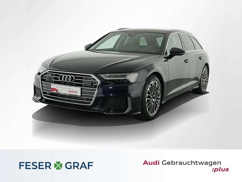 Blau Gebraucht 2021 Audi A6 S-Line Kombi | 35.887 € (Superpreis) - Bild 1/4