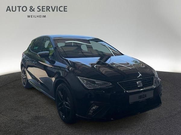 Neu Seat Ibiza Black Edition 116 PS (85 kW) 2025 Schwarz (mitternachtsschwarz) Limousine