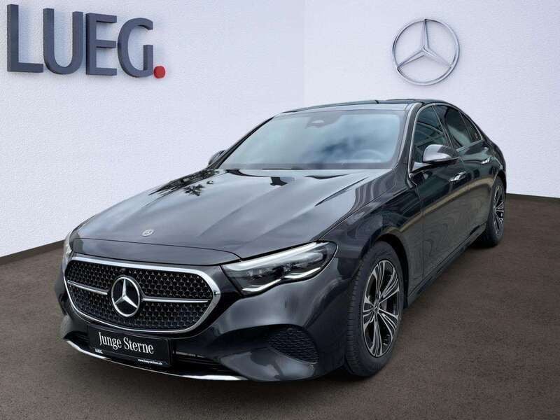 Metalliclack graphitgrau Gebraucht 2024 Mercedes E450 Avantgarde Limousine | 71.850 € (Guter Preis) - Bild 1/4