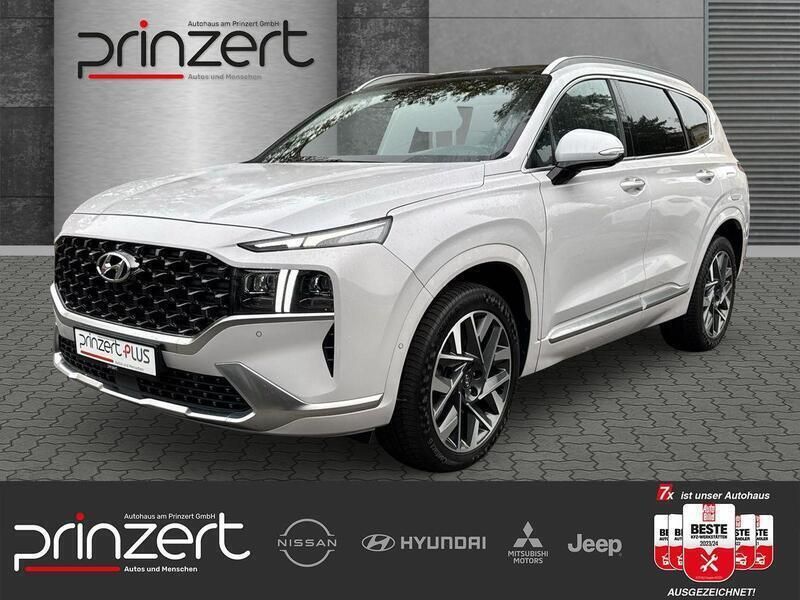 Glacier white / mic Gebraucht 2022 Hyundai Santa Fe Signature SUV | 37.970 € (Fairer Preis) - Bild 1/3