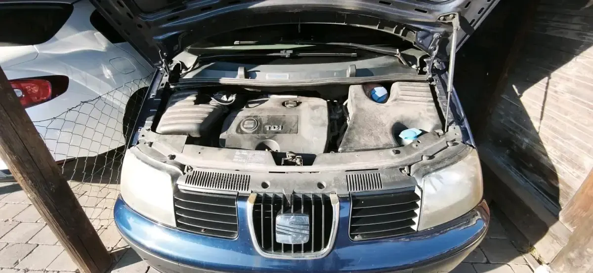 Gebraucht Seat Alhambra 116 PS (85 kW) 2004 Blau Van / Kleinbus