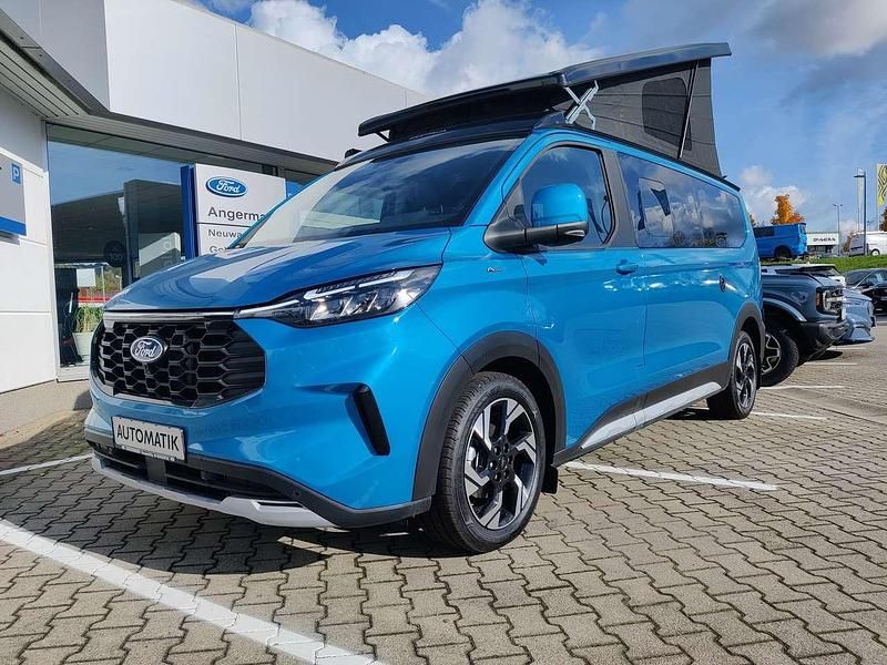 Digitalaqua blau Neu 2025 Ford Tourneo Custom Active Van | 73.990 € - Bild 1/4