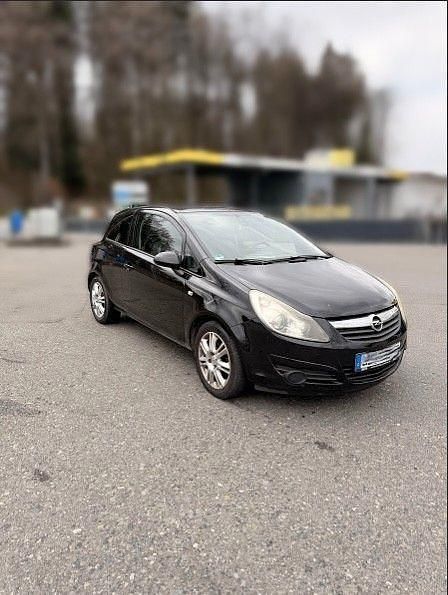 Gebraucht Opel Corsa Edition 80 PS (58 kW) 2008 Schwarz Kleinwagen