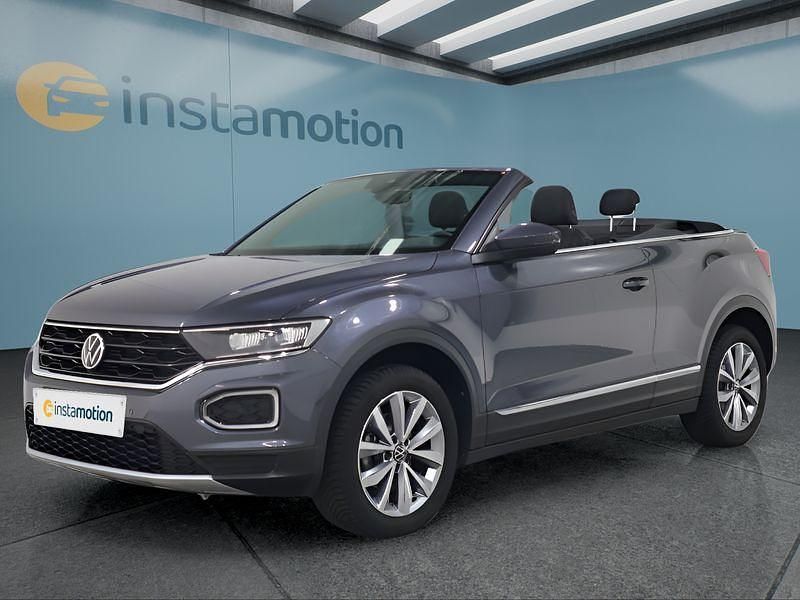 Grau Gebraucht 2021 VW T-Roc Cabriolet Cabrio | 22.349 € (Etwas zu teuer) - Bild 1/4