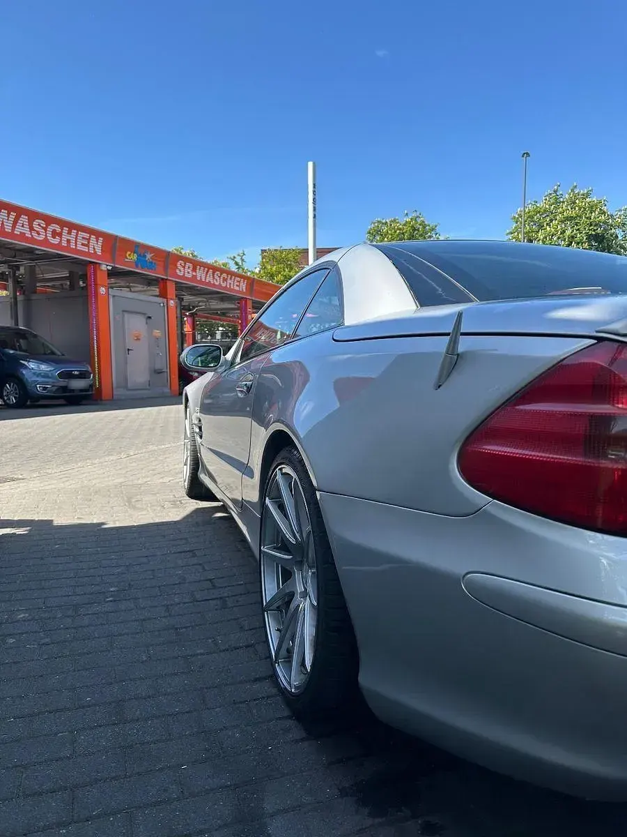 Gebraucht Mercedes SL500 AMG 306 PS (225 kW) 2003 Silber Cabrio