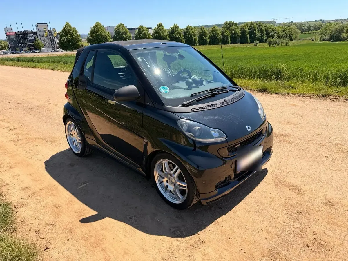 Gebraucht Smart ForTwo Cabrio Brabus 98 PS (72 kW) 2008 Schwarz Cabrio