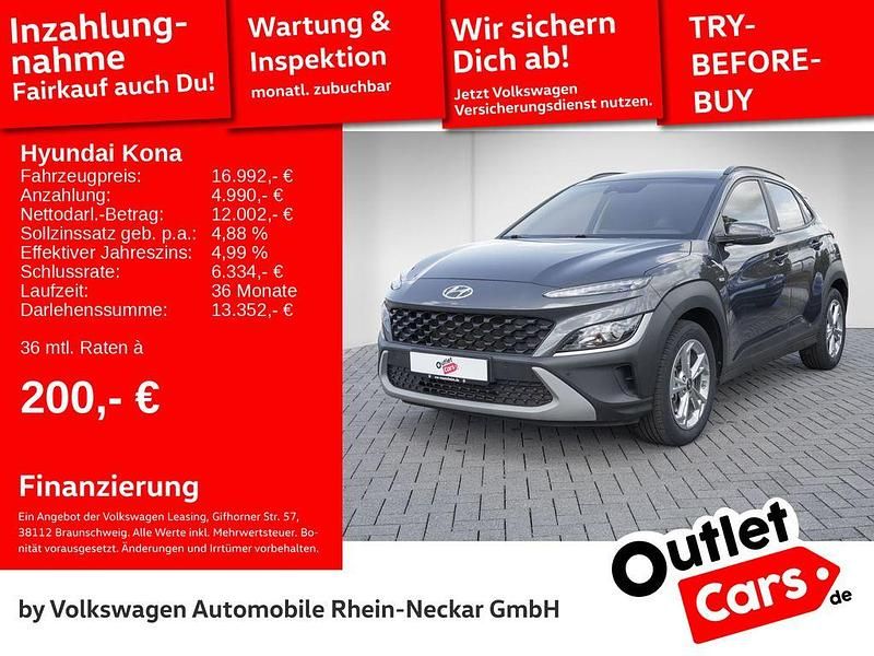 Schwarz Gebraucht 2021 Hyundai Kona Trend SUV | 16.992 € (Fairer Preis) - Bild 1/2