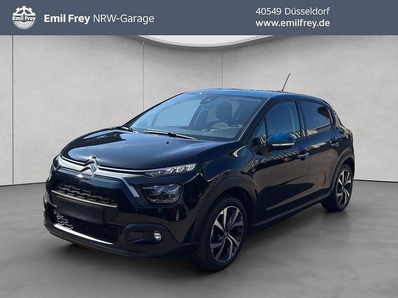 Perla nera schwarz metallic Gebraucht 2023 Citroën C3 PureTech Kleinwagen | 14.870 € (Guter Preis) - Bild 1/3