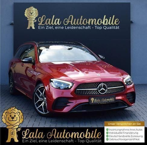 Hyazinthrot metalliclack Gebraucht 2023 Mercedes E400 AMG Kombi | 59.980 € (Fairer Preis) - Bild 1/4