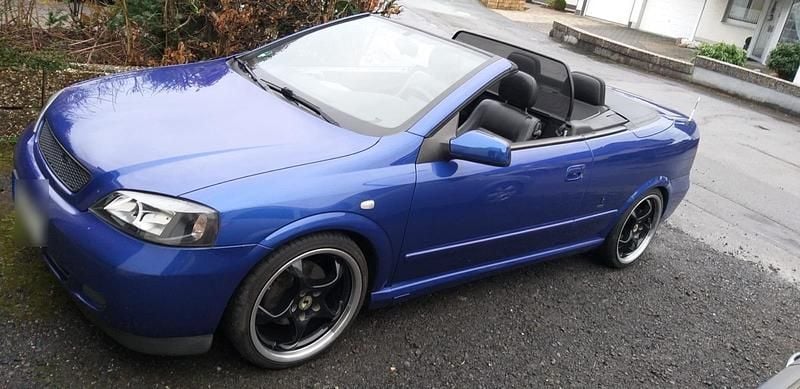 Gebraucht Opel Astra Cabriolet 125 PS (91 kW) 2002 Blau Cabrio