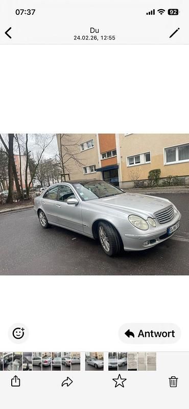 Gebraucht Mercedes E320 2004 Silber Limousine