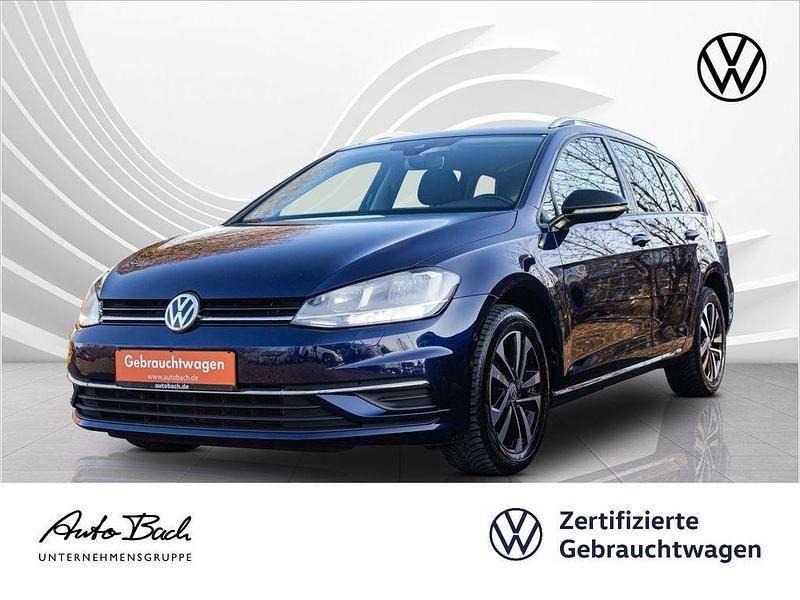 Blau Gebraucht 2020 VW Golf VII IQ Drive Kombi | 14.240 € (Guter Preis) - Bild 1/4