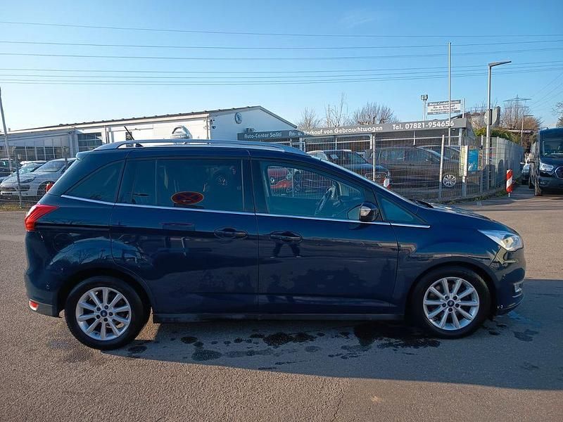 Gebraucht Ford Grand C-Max Titanium 125 PS (91 kW) 2017 Blau Van / Kleinbus