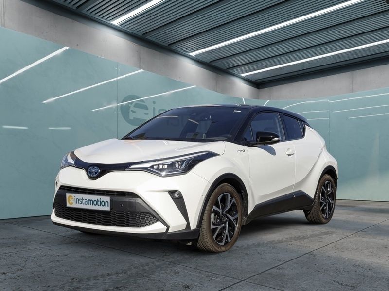 Weiß Gebraucht 2021 Toyota C-HR Lounge SUV | 28.599 € (Teuer) - Bild 1/3