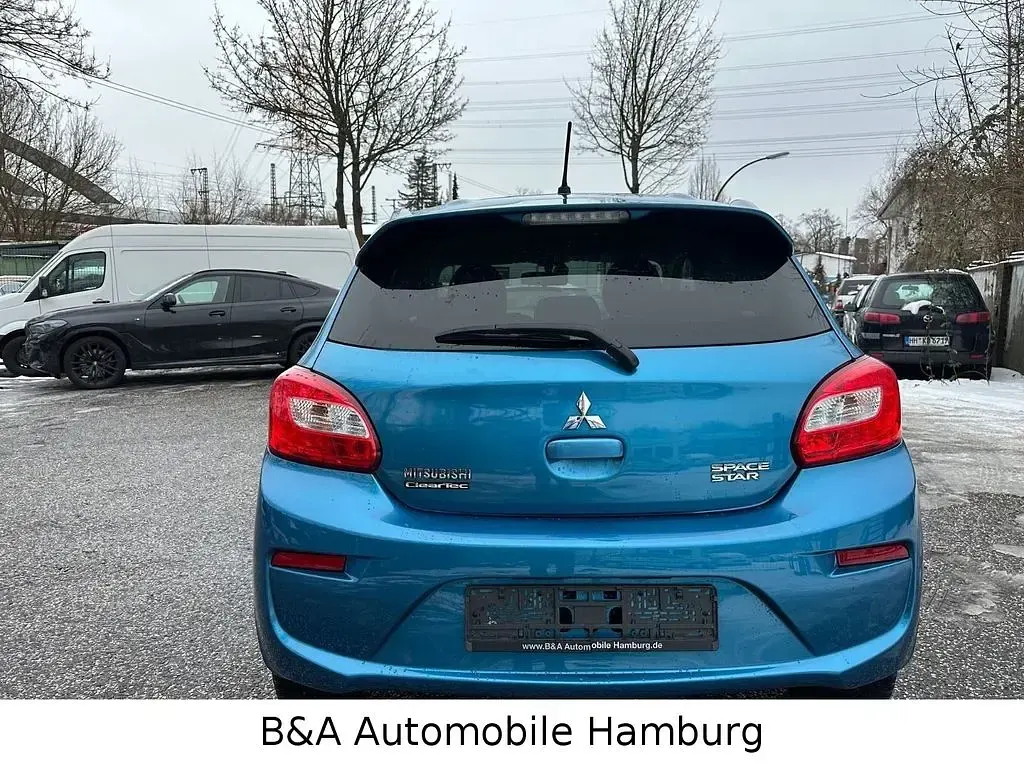 Gebraucht Mitsubishi Space Star Diamant Edition 80 PS (58 kW) 2017 Blau Kleinwagen