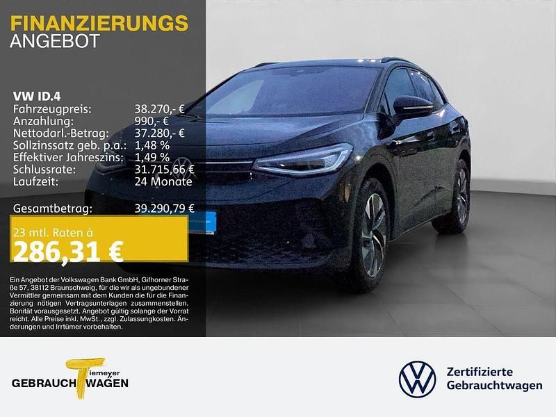 Schwarz Gebraucht 2025 VW ID.4 Pro SUV | 38.270 € (Superpreis) - Bild 1/4