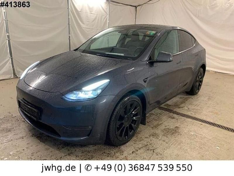Grau metallic Gebraucht 2022 Tesla Model Y SUV | 35.700 € (Guter Preis) - Bild 1/4