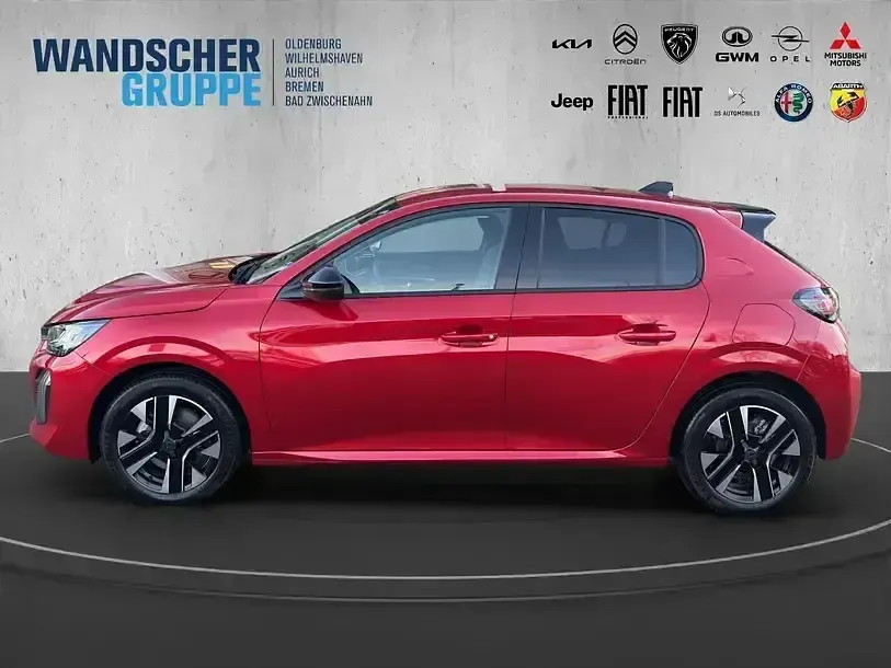 Neu Peugeot 208 Allure 110 PS (80 kW) 2025 Rotschwarz Kleinwagen