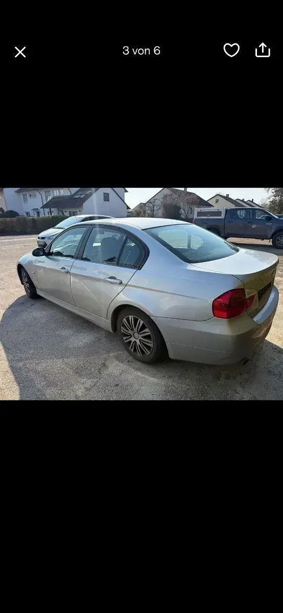 Second-hand BMW 318 143 CP (105 kW) 2007 Argintiu Berlinǎ