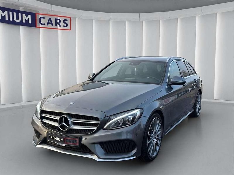 Selenitgrau metalliclack Gebraucht 2016 Mercedes C250 AMG Kombi | 19.990 € (Etwas zu teuer) - Bild 1/4