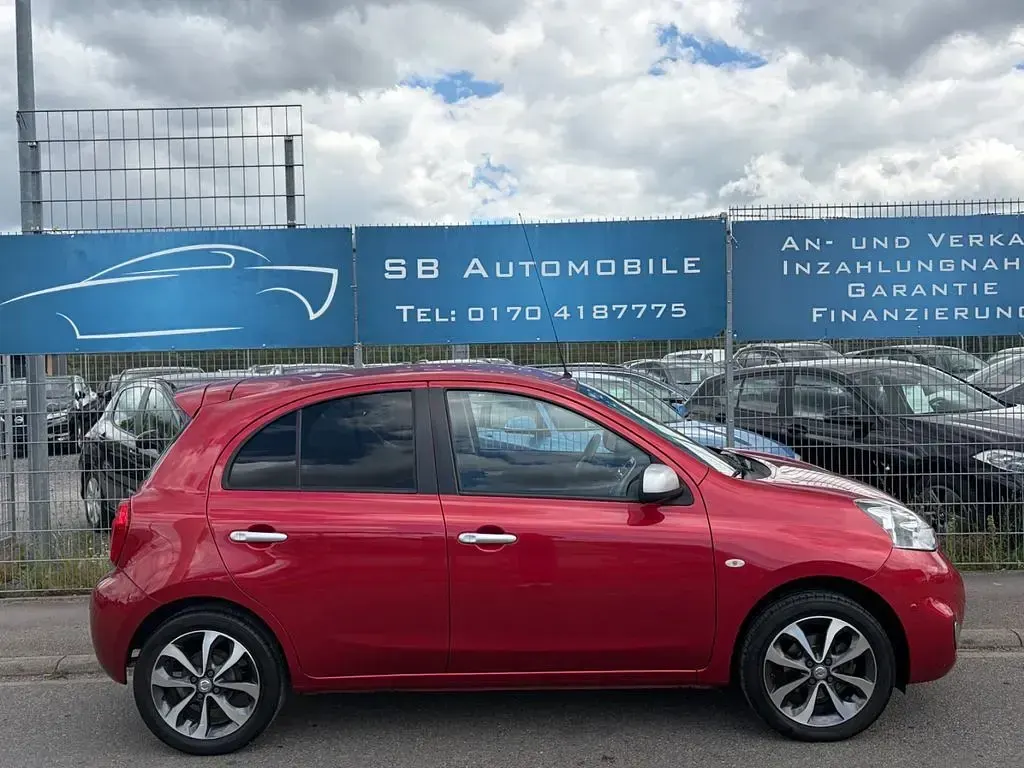 Gebraucht Nissan Micra 2016 Rot Kleinwagen