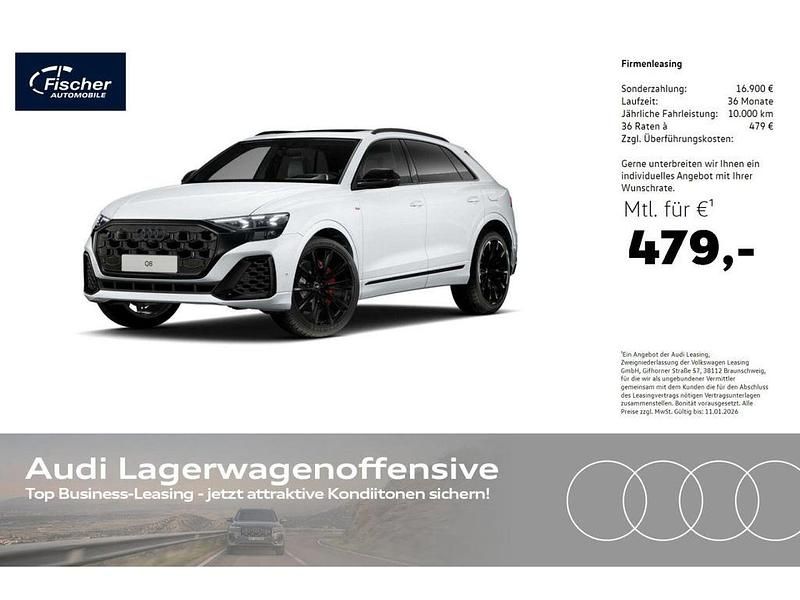 Gletscherweiß metallic Neu 2025 Audi Q8 Business SUV | 106.980 € (Superpreis) - Bild 1/4