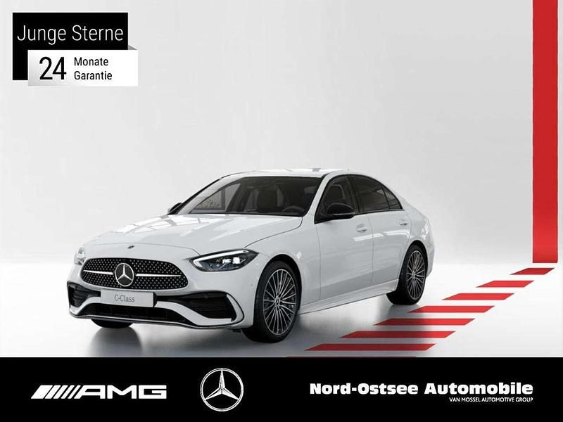 Unilack polarweiß Gebraucht 2025 Mercedes C220 AMG Limousine | 42.890 € (Fairer Preis) - Bild 1/3