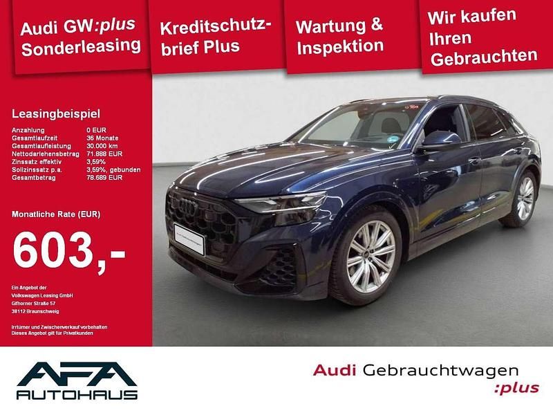 Blau Gebraucht 2025 Audi Q8 S-Line SUV | 71.888 € (Fairer Preis) - Bild 1/4