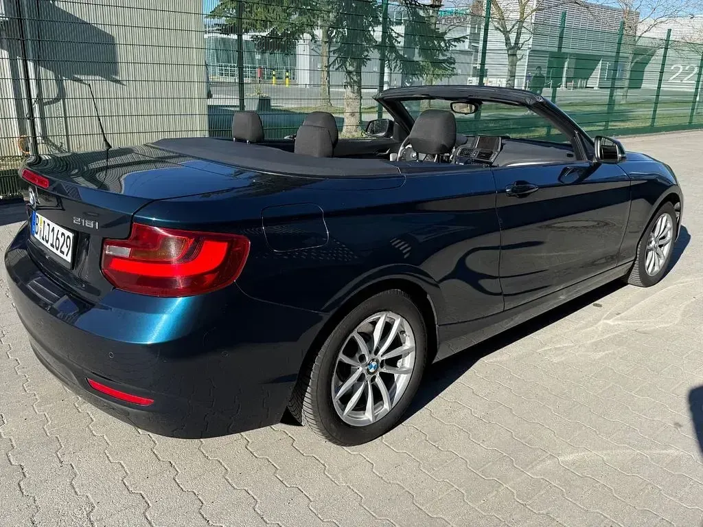 Używany BMW 218 136 KM (100 kW) 2016 Niebieski Kabriolet