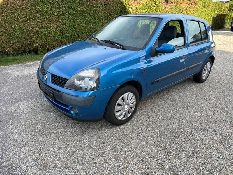 Blau Gebraucht 2002 Renault Clio II Expression Kleinwagen | 999 € - Bild 1/4