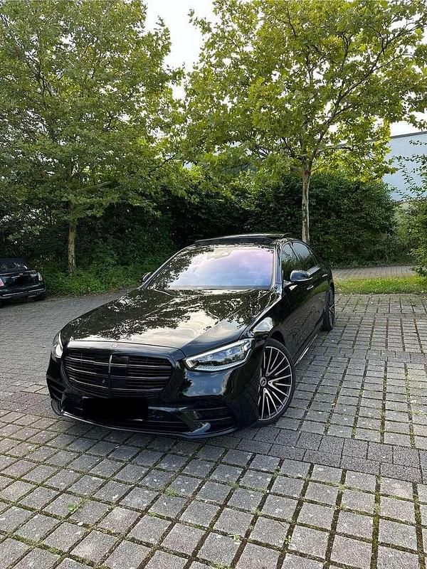 Schwarz Gebraucht 2022 Mercedes S400 AMG line Limousine | 99.000 € - Bild 1/4