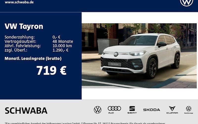 Weiß Neu 2025 VW Tayron R-line SUV | 51.490 € (Fairer Preis) - Bild 1/4