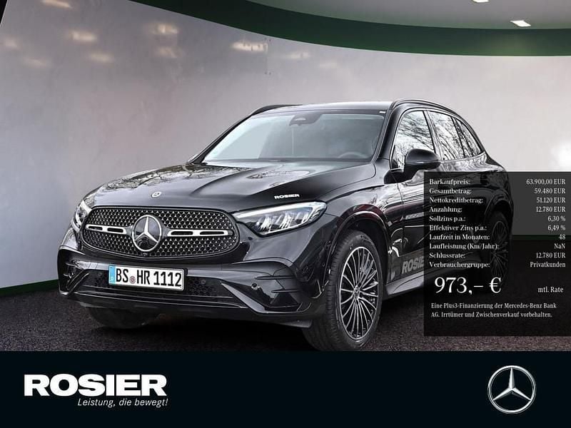 Schwarz Gebraucht 2025 Mercedes GLC220 AMG line SUV | 59.990 € (Superpreis) - Bild 1/4