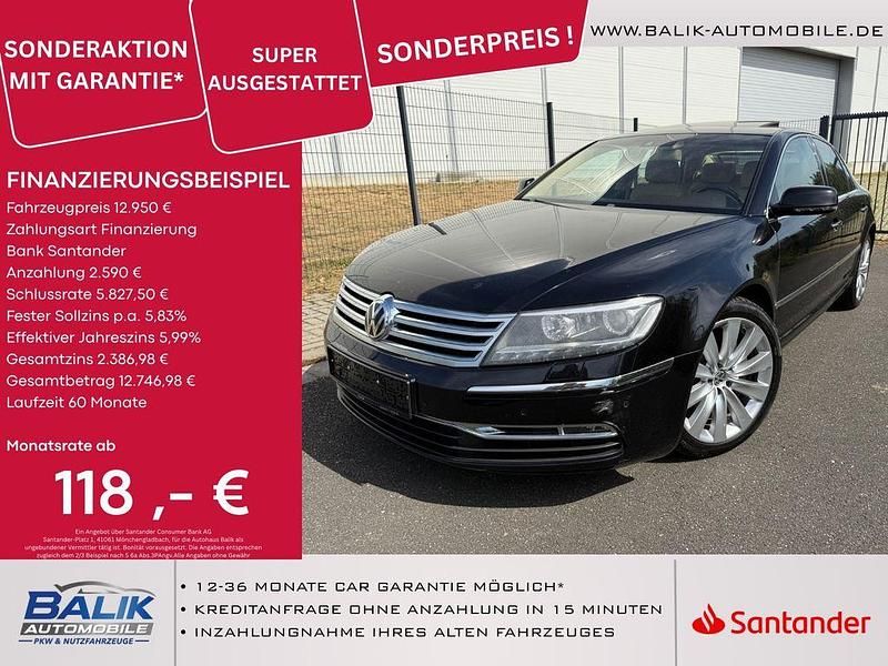 Second-hand VW Phaeton 239 CP (175 kW) 2012 Negru Berlinǎ